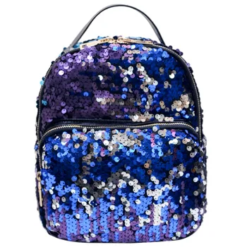 

MOJOYCE New Arrival Women All-Match Bag PU Leather Sequins Backpack Girls Small Travel Princess Bling Backpacks Mochila Feminina