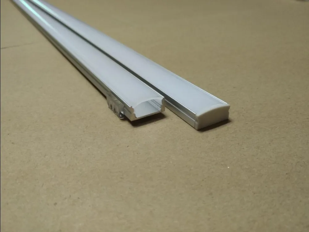 US $468.00 Free Shipping 2Mpcs 200mLot Aluminum LED Profile without Flange Using for Strip with MilkyampClear Cover End Caps