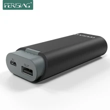FERISING PowerBank 5200 mAh 18650 Power bank Portable Batterie Externe Banque Universal Mobile Téléphone Chargeur pour Téléphones Comprimés