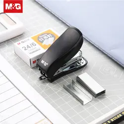 Kawaii Симпатичный мини книжный степлер скобы набор 24/6 основных металлический Сейф бумажный степлер машины для сшивания офисная прищепка