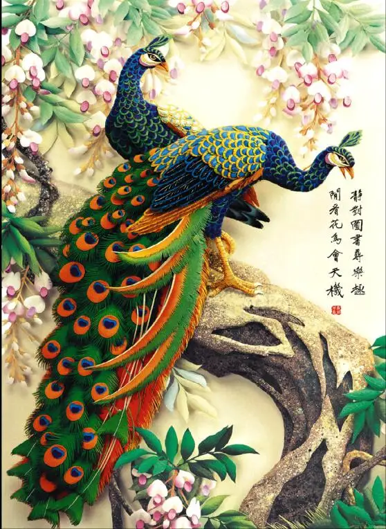 

DIY Diamond Painting Peacock cross stitch Diamond Embroidery beads diy diamond painting rhinestones with diamond mosaic kit
