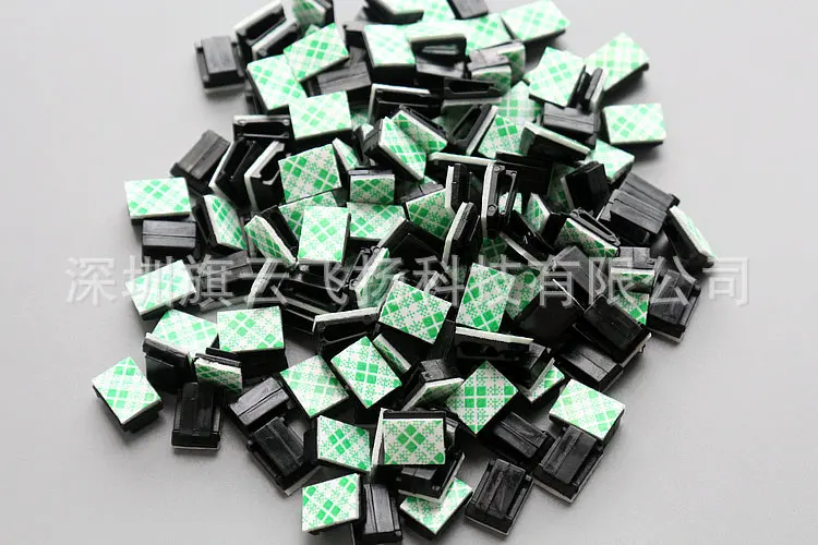 

1000pcs/lot Car line card fixed line folder driving recorder wiring deduction 3M adhesive fixed line wiring card DIY