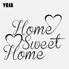 YOJA 74,6 см* 55,2 см домашний милый дом цитата для ПВХ Наклейка на стену модная наклейка W1-011