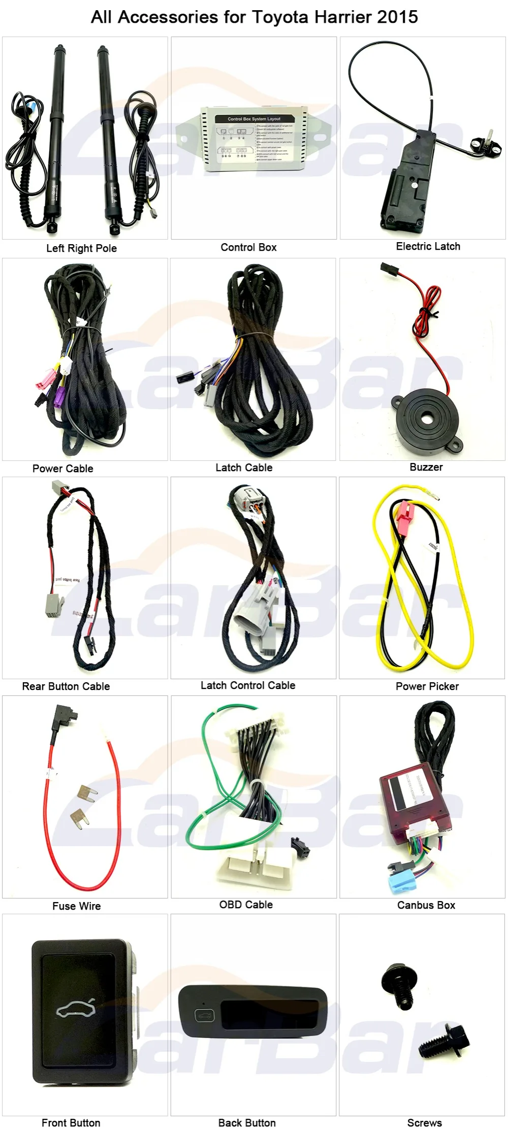 Electric Tail gate lift special for Toyota Harrier 2015 (4)