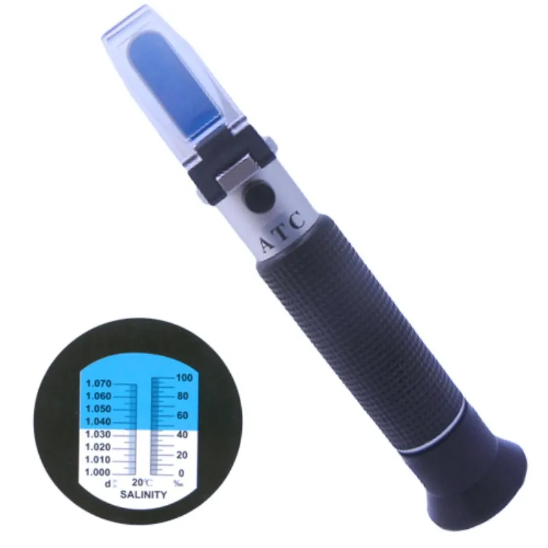 salinity refractometer for marine aquaculture, aquarium, saline