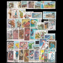 500 pièces dans le monde entier timbres-poste utilisés et non utilisés pour la Collection timbres-poste vend stampel
