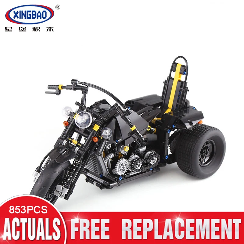 

XingBao 03020 853PCS The Heavy Motorcycle Set Building Blocks Bricks Assembled DIY Birthday Educational Toys Funny Gifts