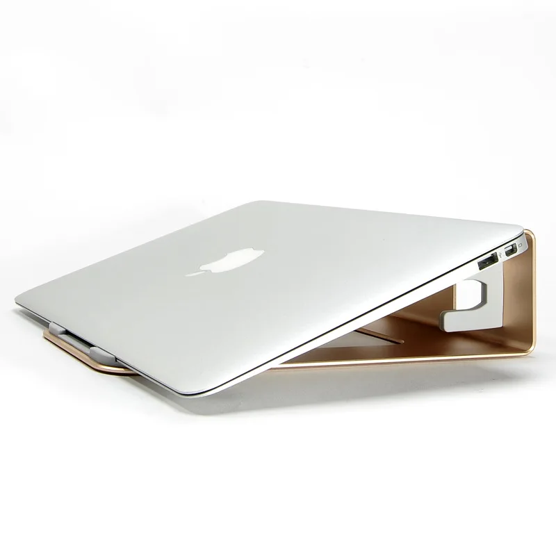  2 In 1 Function Aluminum Alloy Firm Bracket for Macbook Air Pro Retina 11 12 13 15 Vertical Base St