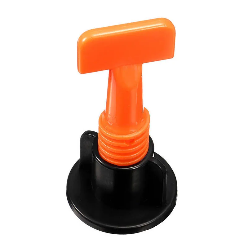 

Hot 50pcs Plastic Flat Ceramic Leveler Floor Wall Construction Tools Reusable Tile Leveling System Kits LFD