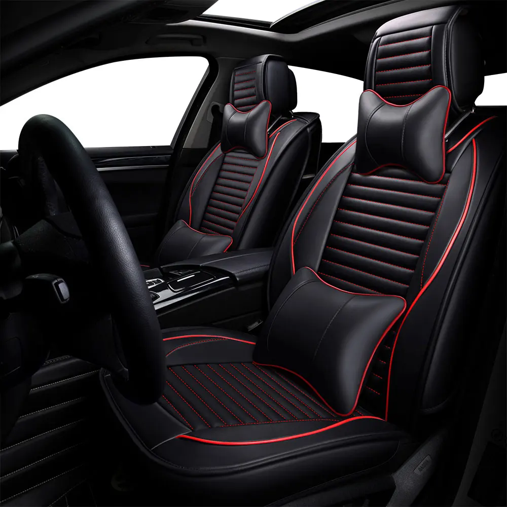 2 x Fronts For Mini Cooper S Heavy Duty Black Pair Waterproof Car Front Seat Covers Protectors