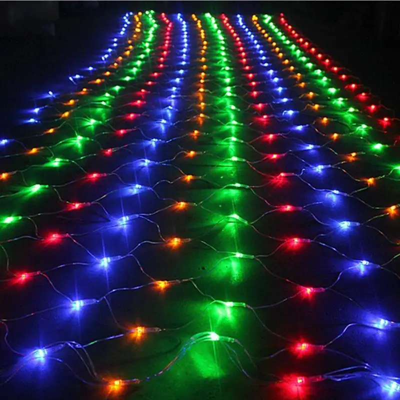 

AC 220V 40W 6*4M 672-LED LED Fairy Colorful LED String Lights For Christmas Festival Party Wedding Garden Decoration