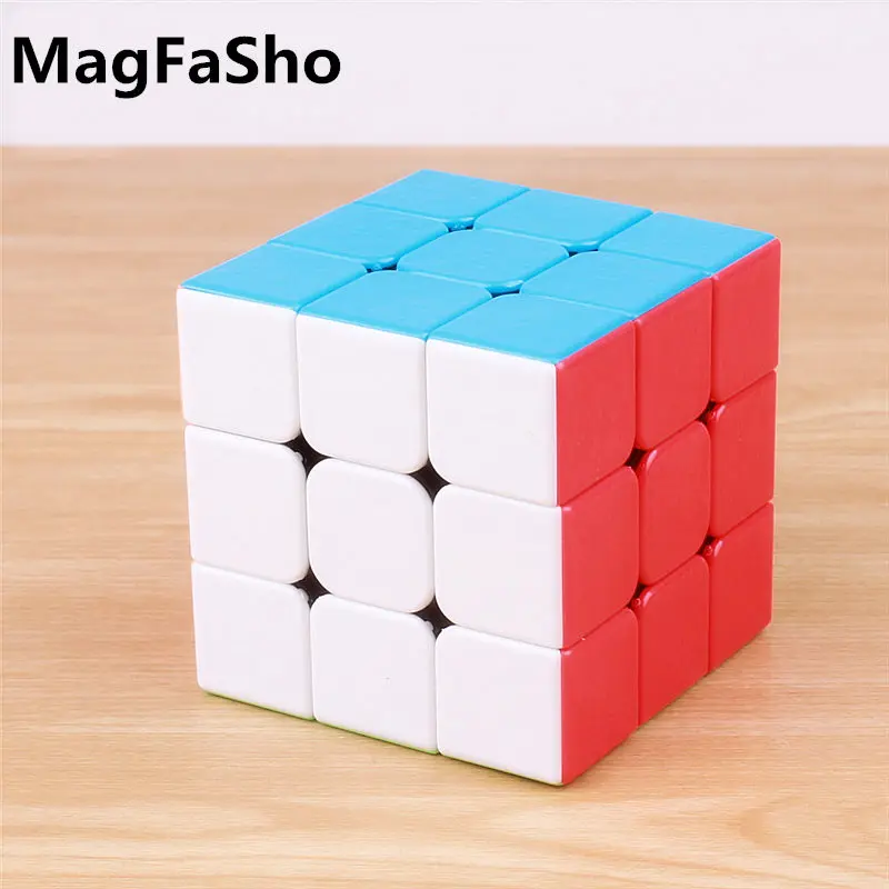 Shengshou 3x3x3 Волшебные кубики, без наклеек, матовая поверхность, профессиональная головоломка, трехслойный скоростной кубик, 3 на 3 Монтессори, игрушки - Цвет: stickerless