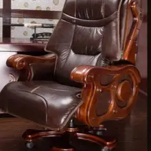 Стул из цельного дерева. Офисное кресло. Компьютерное кресло. Массаж chair.019