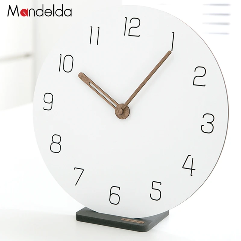 Горячая продажа Mandelda DIY креативный бесшумный кронштейн умные настенные часы