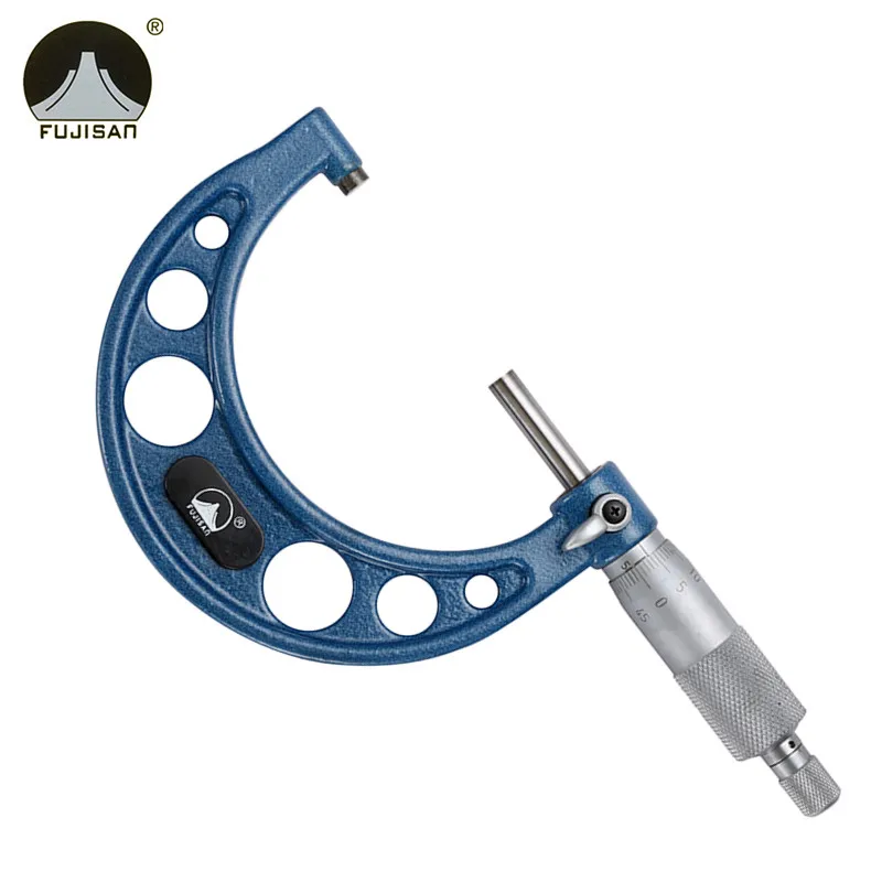 Kaufen FUJISAN Bügelmessschraube 50 75mm 0,01 Hartmetall Standards Metric Micrometro Bremssättel Messwerkzeuge