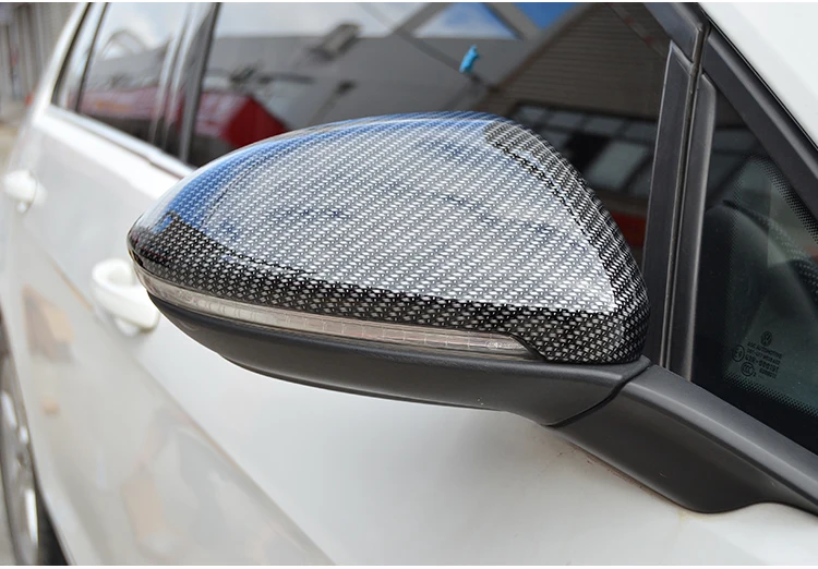 Пара Для VW Golf GTI 6 7 MK6 MK7 R боковое зеркало из углеродного волокна крышки 7,5 для Jetta MK6 Scirocco Passat B7 CC Touran