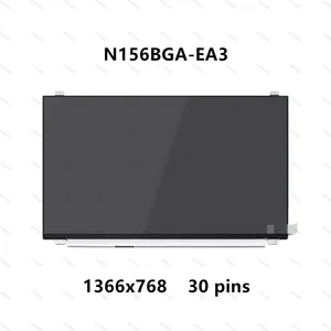 15.6" LED LCD Screen Panel Display Matrix Replacement for Asus Vivobook S S510U Narrow Edge Monitor 1366x768 30 Pins N156BGA-EA3
