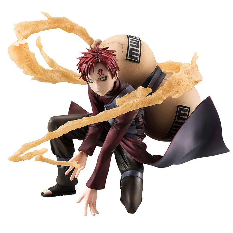 Аниме Naruto Shippuen Gaara фигурка повязка на голову Sabaku no кукла ПВХ Фигурки игрушки