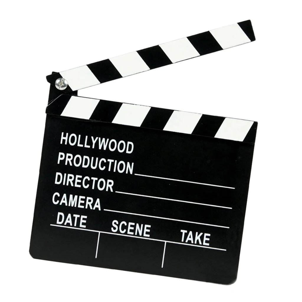 20 x 18cm Hollywood Directors Party Decoration Clapper Board Film Movie Prop, 1 Piece