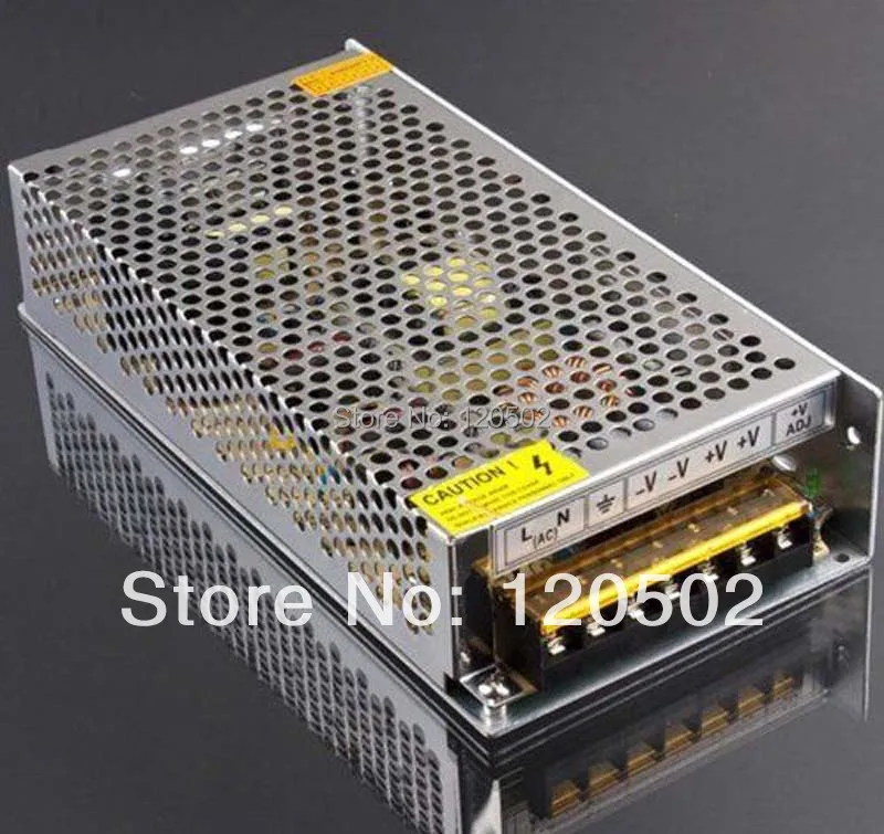 Бесплатная доставка 12V 10A 120W импульсный источник питания адаптер светодиодные