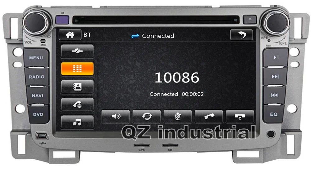 Best QZ industrial 2din 7 Inch Windows Ce car dvd player For Chevrolet Sail 2004-2012 With 3G GPS Navi map Radio RDS mirror link SWC 4