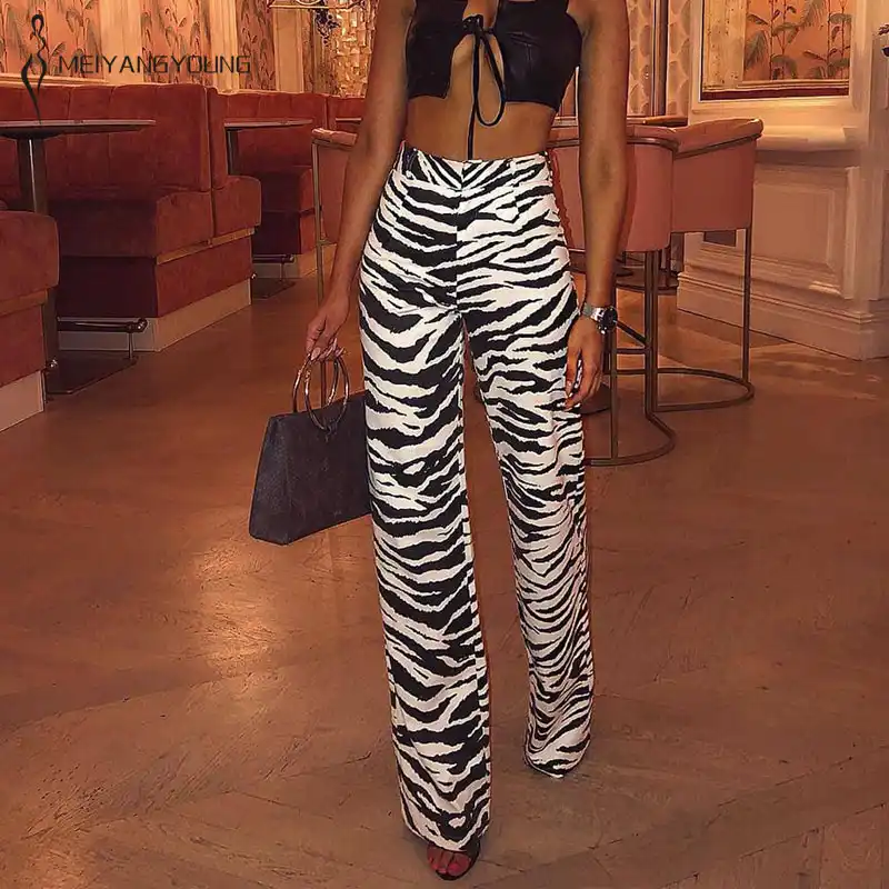 Womens zebra pants Clearance
