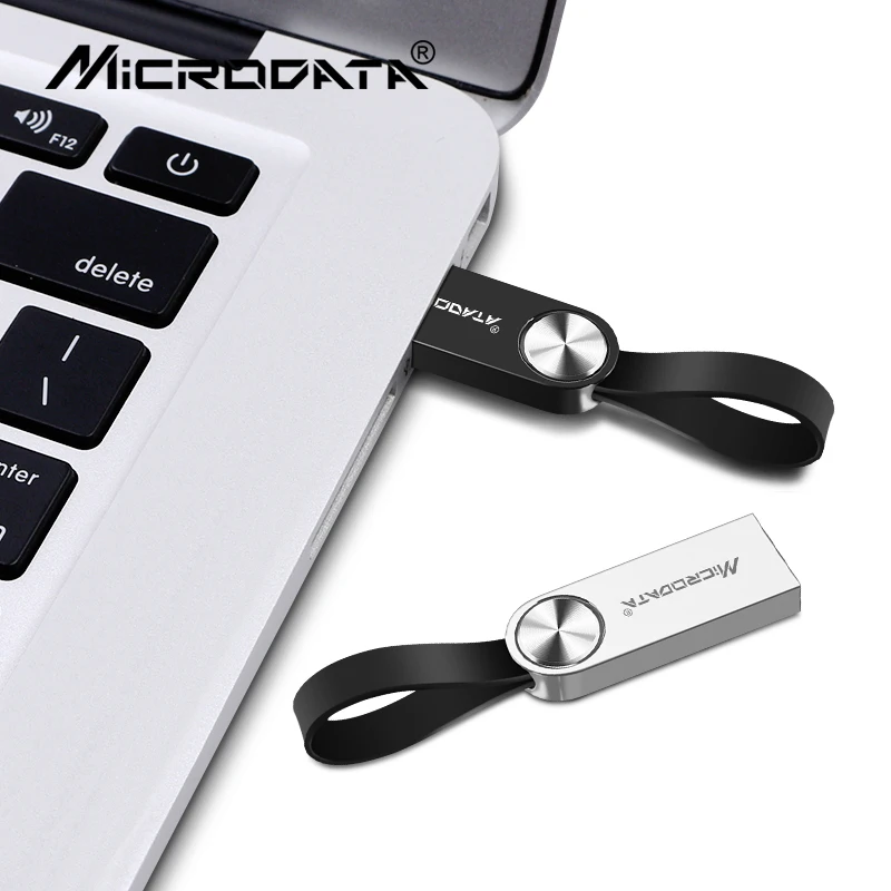 С ручка с кольцом для ключей 32 ГБ 16 ГБ 8 ГБ 4 ГБ Металл Нержавеющая сталь флеш-накопитель USB 2,0 Флешка карта памяти накопители Usb флеш-накопитель