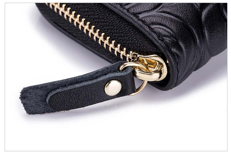 Women genuine leather card holder 16