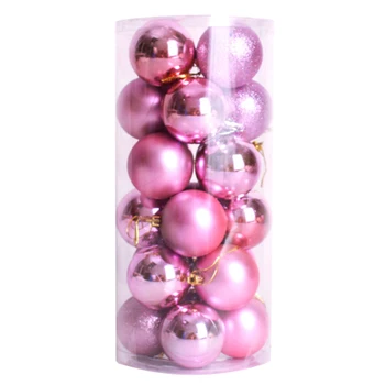 

Practical Boutique 24pcs Xmas Decorative 6cm New Year Christmas Tree Decorations Christmas Balls for Home Decor