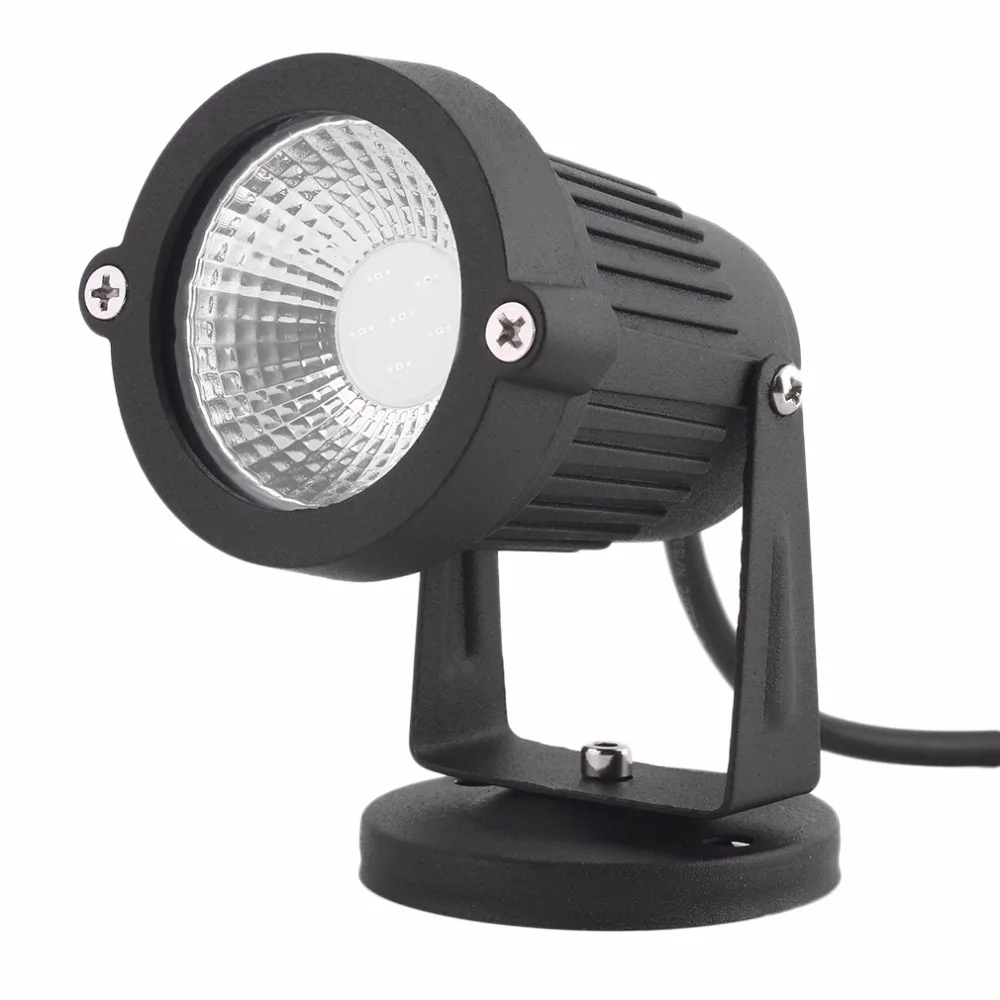 Черный 8 Вт COB свет Двор Газон лампа синий 85-265 В в сад прожектор без ультрафиолета Супер Сделка! Инвентаризации оформление