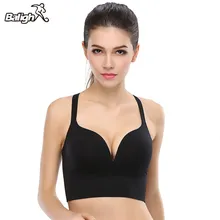 Balight женский жилет чистого цвета без ободков Йога, бег, Спорт Бюстгальтер Спортивное нижнее белье