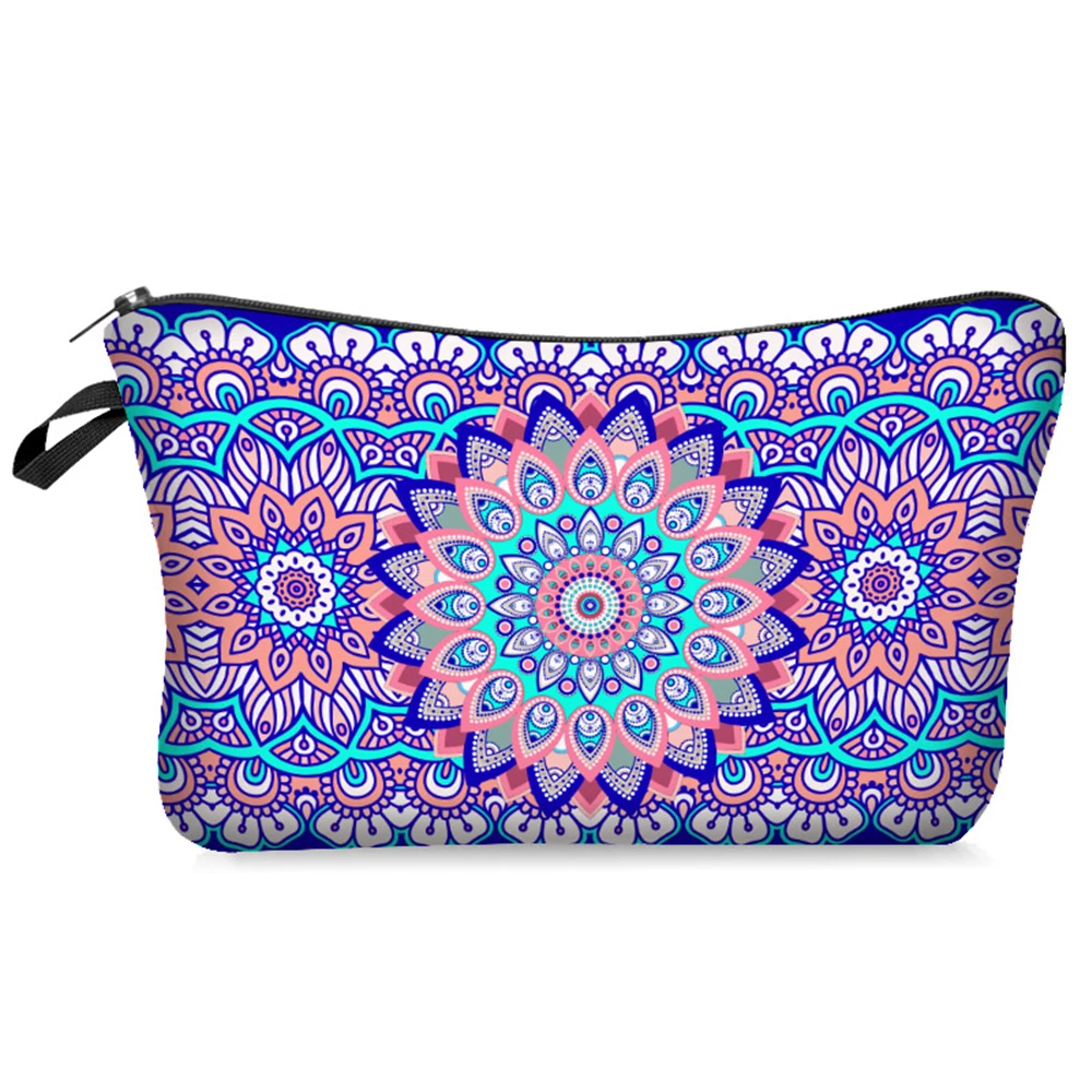 Yotina сумки для макияжа с разноцветным рисунком милые косметички для путешествий дамская сумка женская косметичка