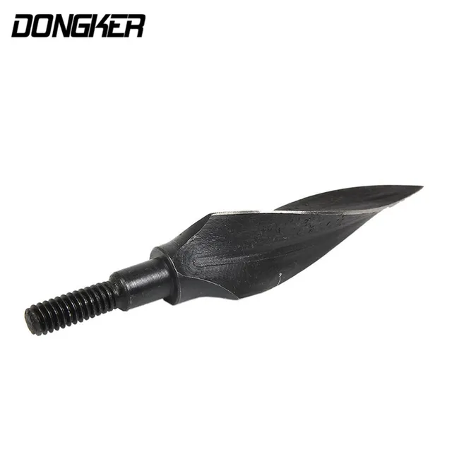 Tactical Alloy Steel Archery Hunting Arrow Heads Willow Leaf Spiral
