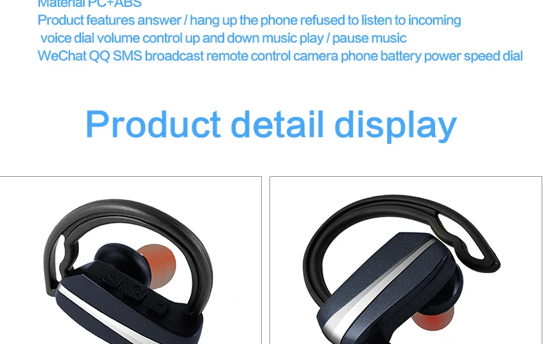 20 Clearance Sports Wireless Bluetooth Headset Stereo Music Bluetooth earphones and Headphones with Microphone for a mobile phone