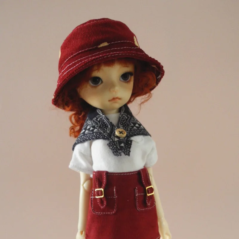 Cateleya Bjd 1/4 1/6 Рыбацкая кукла шляпа - Цвет: 3