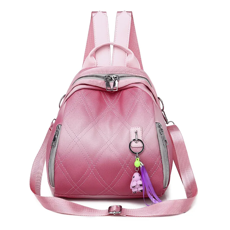 

2019 Women's Leather Backpack Fashion Lady Shoulder Bag Sac a Dos Travel Women Backpack Mochilas Student Bag Girl Preppy
