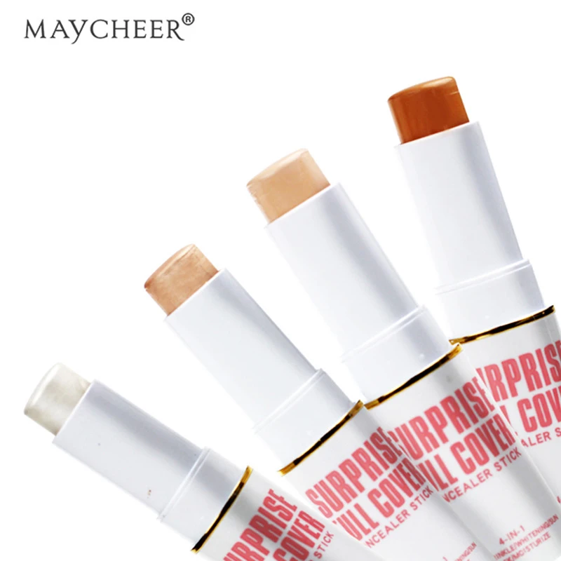 

MAYCHEER 4 Colors Face&Eye Hide Blemish Concealer Cream Makeup Perfect Full Cover Contour Face Base Foundation Cosmetic