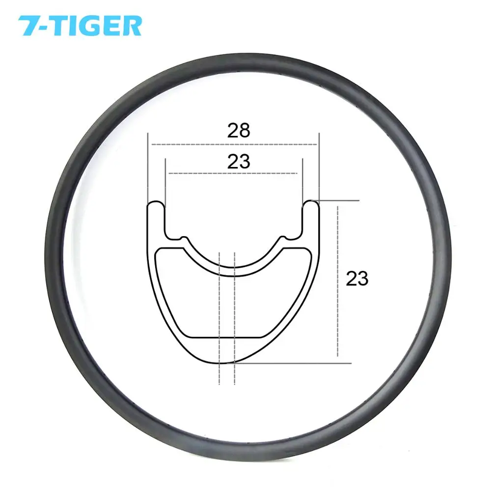 

Graphene material 29er MTB XC 28mm tubeless carbon rim 23mm deep 24 28 32 Holes UD 3K 12K 3K twill 29in clincher hookless wheel