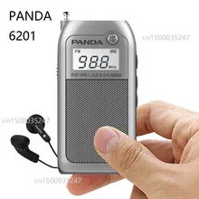 PANDA 6201 радио для пожилых людей мини карманный портативный USB интерфейс платная TF карта MP3 Воспроизведение полупроводниковое радио