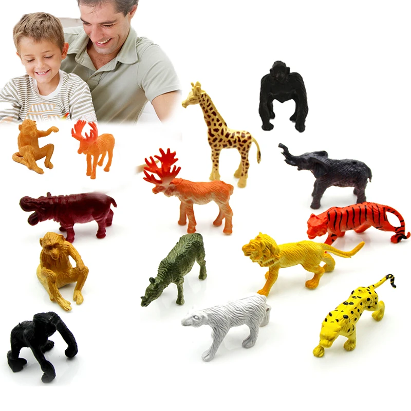 12pcs Jungle/Safari Party Set Toys Animal Jungle Kids Party Favors/Gifts  For Kids Birthday Safari Animals Girls/Boys/Baby Favors|Party Favors| -  AliExpress