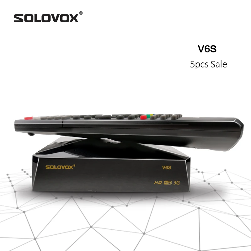 

Solovox 5PCS V6S DVB-S/S2 Satellite Receiver Support CCCAM M3U Xtream Stalker, Mars TV Pro, Euro 6 line Server, France UK Live