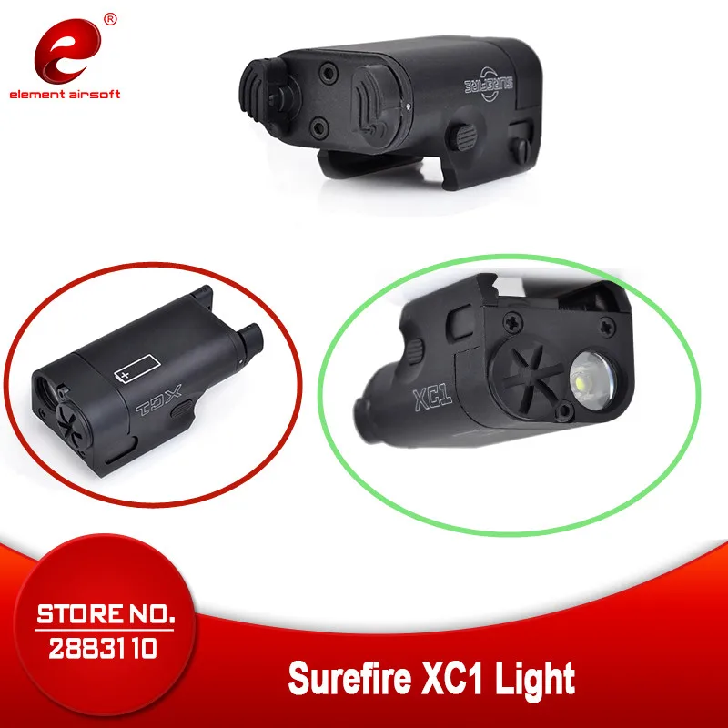 Элемент Airsoftsports Тактический SF XC1 мини пистолет светодиодный Surefir оружие Свет Glock