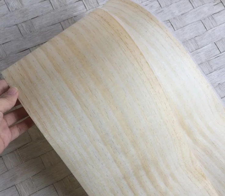 L:2.5Meters. Width:15cm  Straight-grained New Zealand pine bark veneer Natural log sliced