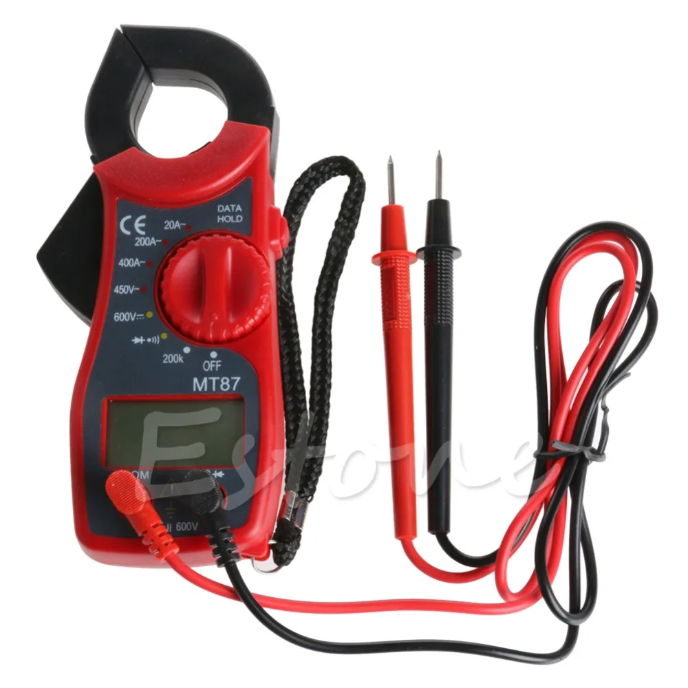 

Digital Clamp Multimeter AC Voltmeter Ammeter LCD Ohmmeter Tester Meter New