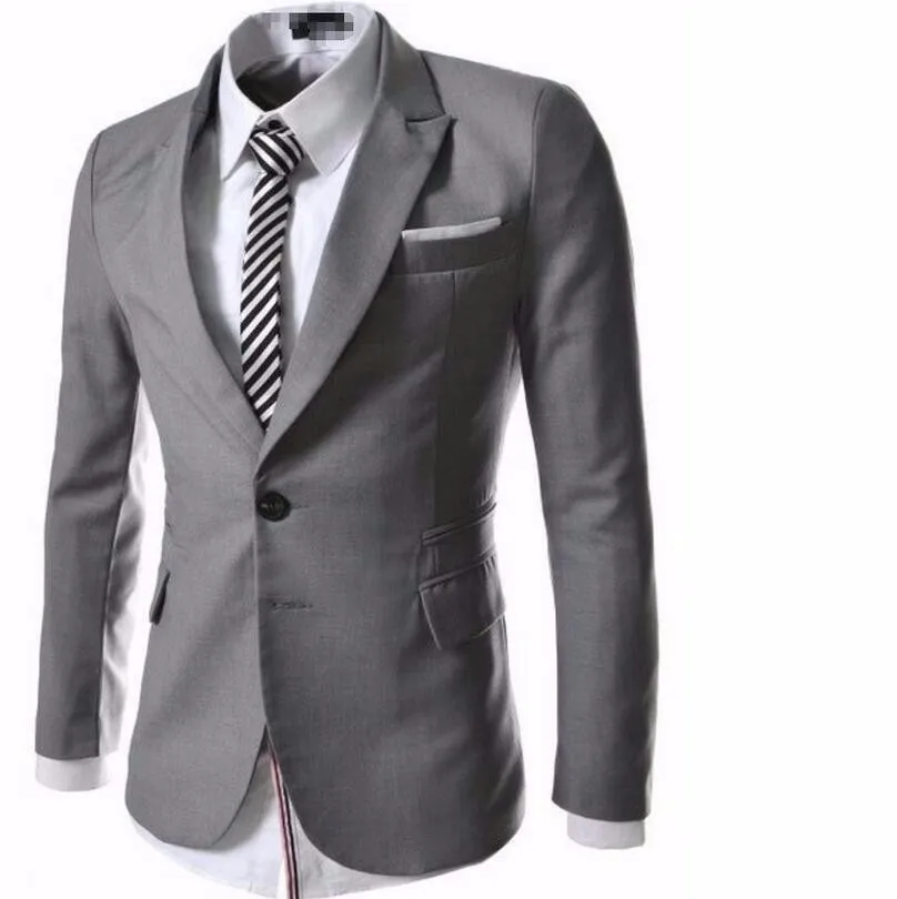 Мужская куртка с двумя пряжками высокого качества для деловых выходов, деловая куртка для отдыха, простая стильная модная куртка с отворотом
