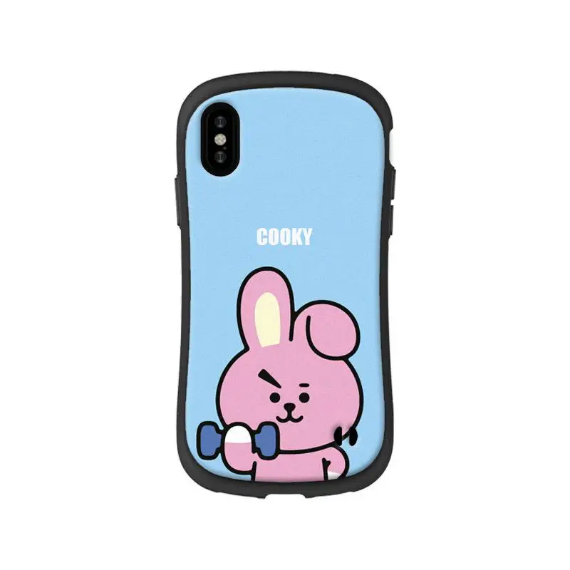 

BaySerry for Iphone X soft plastic protective case all-inclusive drop-proof dustproof cover silicone cute mobile phone soft shel