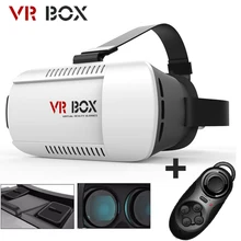 Google Cardboard VR BOX Version VR Virtual Reality 3D Glasses + Bluetooth Remote Control Gamepad for 4.7″-6″ Phone