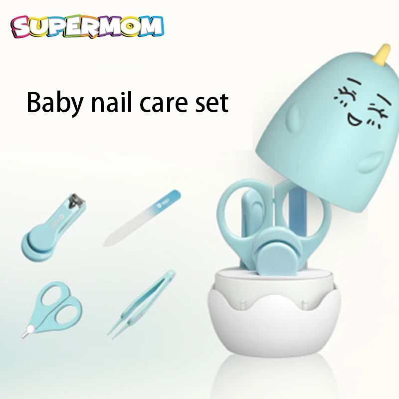 4 шт. новорожденных ногтей Резак Детские маникюрный набор младенческой Nail Clipper с