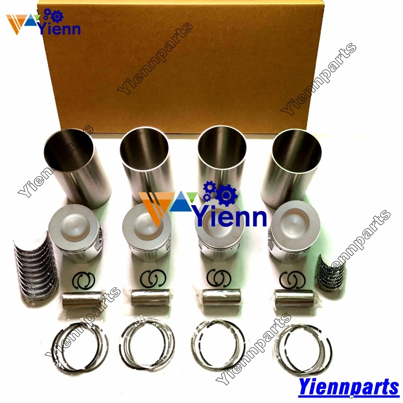 

For Mitsubishi S4K S4KT Diesel Engine Overhaul Rebuild Kit: Piston Ring Liner Gasket Bearing Set Diesel Engine Spare Parts