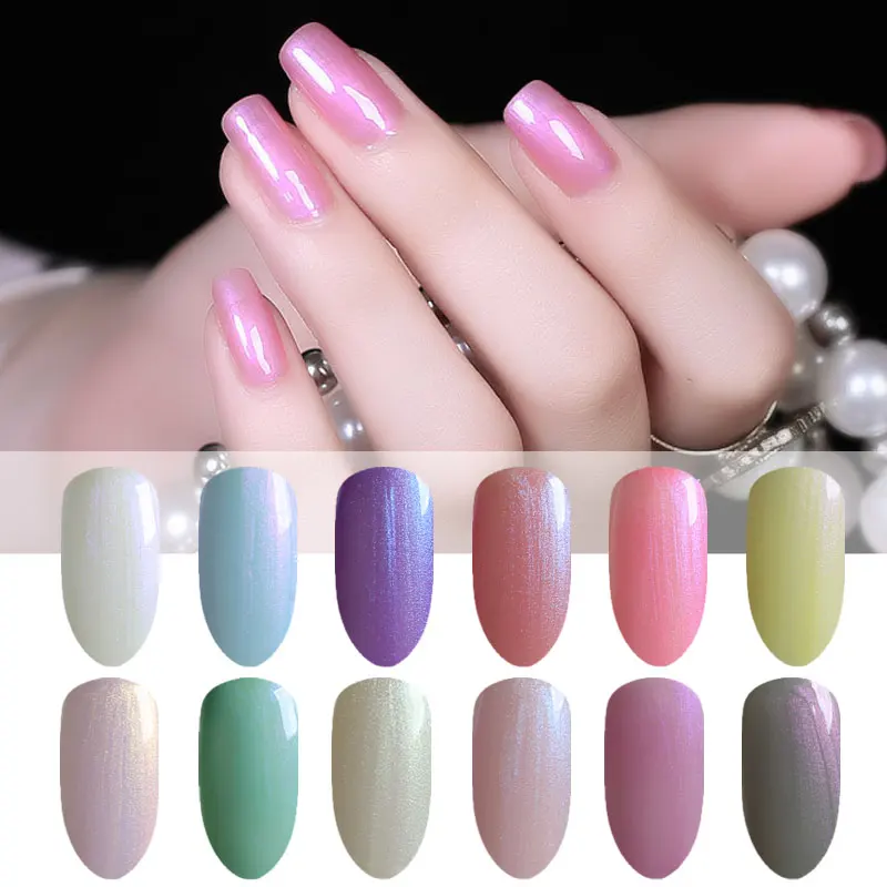 

8ml Shell Nail Gel Polish Mermaid UV Gel Varnish Pearl Shell Gel Nail Lacquer Semi Permanent Lucky Gel Nail Sell All Nail Design